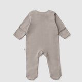 Organic Cotton Baby Sleepsuit - 3-Pack Footed Onesie with Mitten Cuffs - Little Gusto