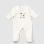 Organic Baby Sleepsuit - Long Sleeve Footed 2-Pack (Animal Pattern) - Little Gusto