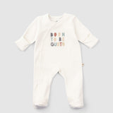 Organic Baby Sleepsuit - Long Sleeve Footed 2-Pack (Animal Pattern) - Little Gusto