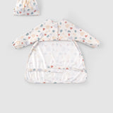 Waterproof Long Sleeve BLW Bib - Adjustable Fit (Animal Pattern) - Little Gusto