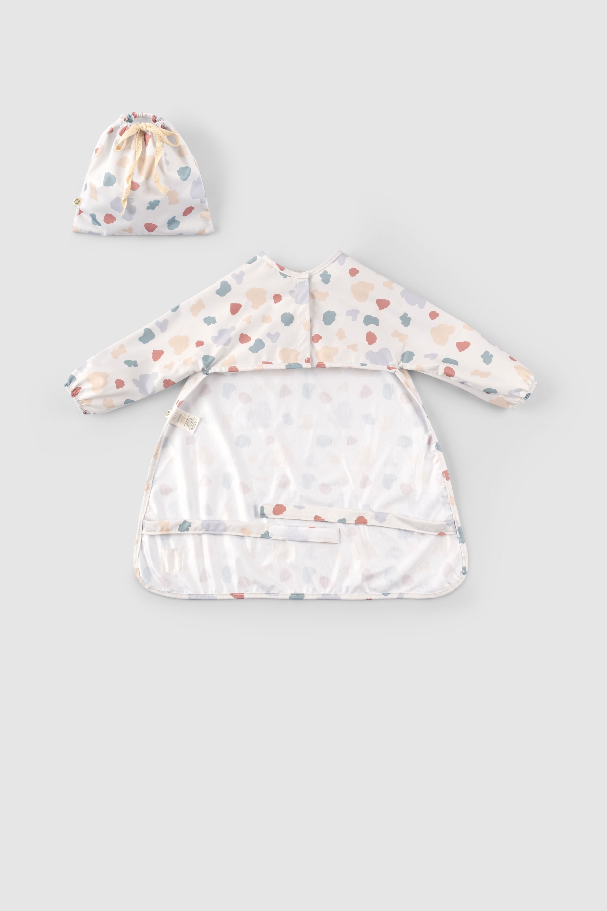 Waterproof Long Sleeve BLW Bib - Adjustable Fit (Animal Pattern) - Little Gusto