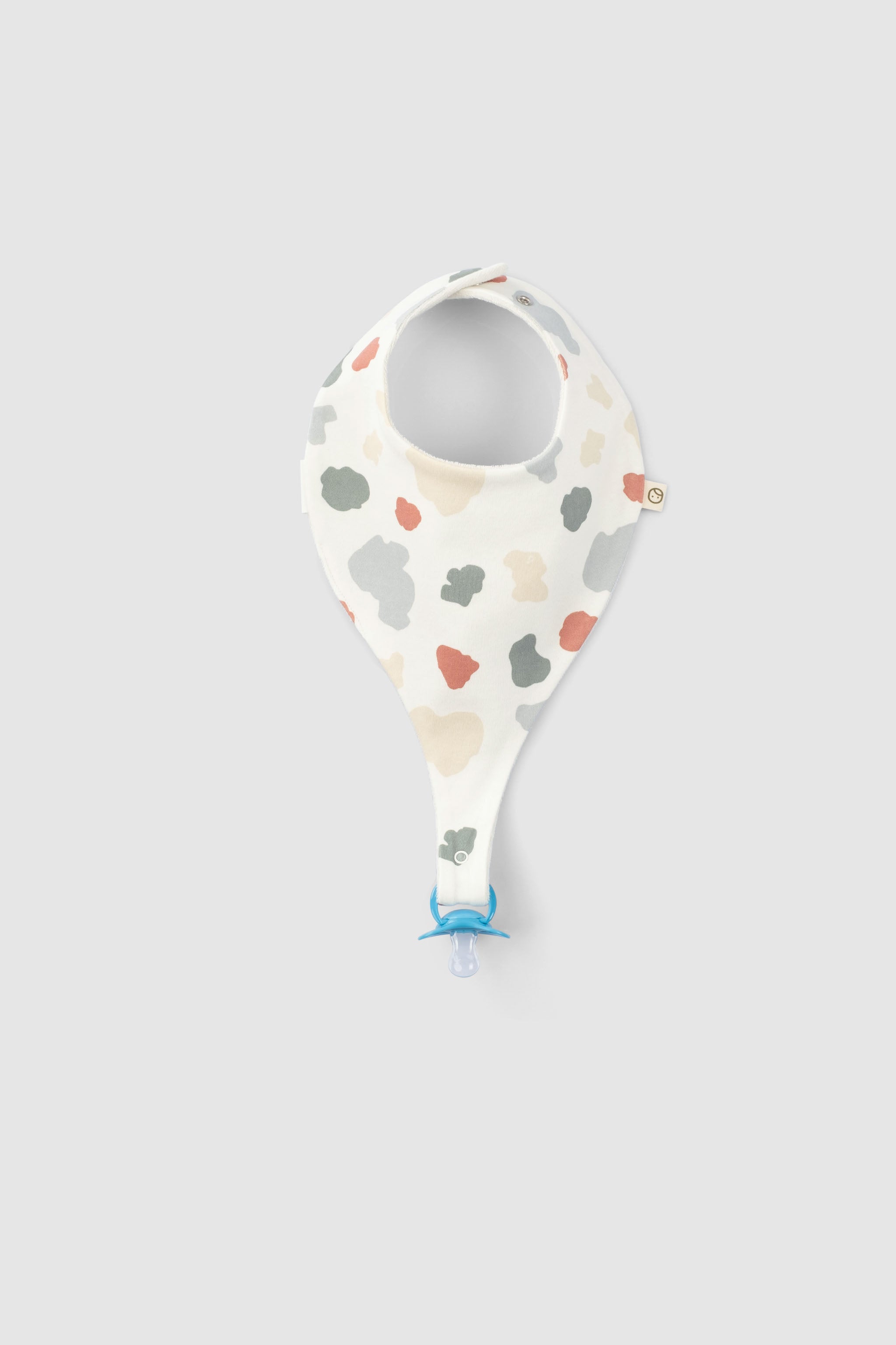 Organic Baby Bandana Bibs with Pacifier Clip - 2-Pack Teething & Drooling Set - Little Gusto