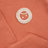 Organic Cotton Baby Short Romper – Orange