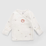 4-Piece Organic Cotton Newborn Coming Home Set – White