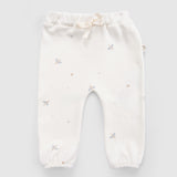 Organic Cotton Newborn Trousers – White
