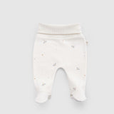 4-Piece Organic Cotton Newborn Coming Home Set – White