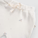Organic Cotton Newborn Trousers – White