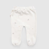 Organic Cotton Newborn Trousers – White