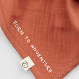 Organic Cotton Baby Bandana Bib – Orange