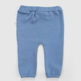Organic Cotton Newborn Trousers – Blue