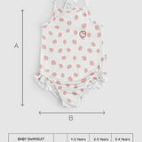UPF 50+ Baby Swimsuit - Pink Cosmos