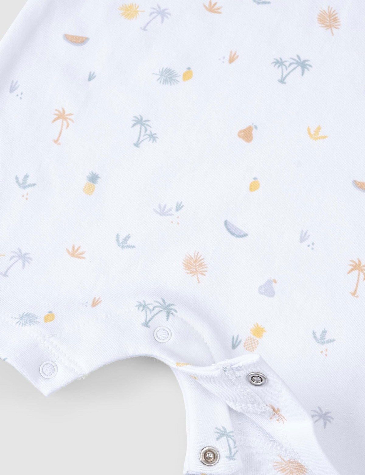 baby romper short sleeve organic cotton full body

