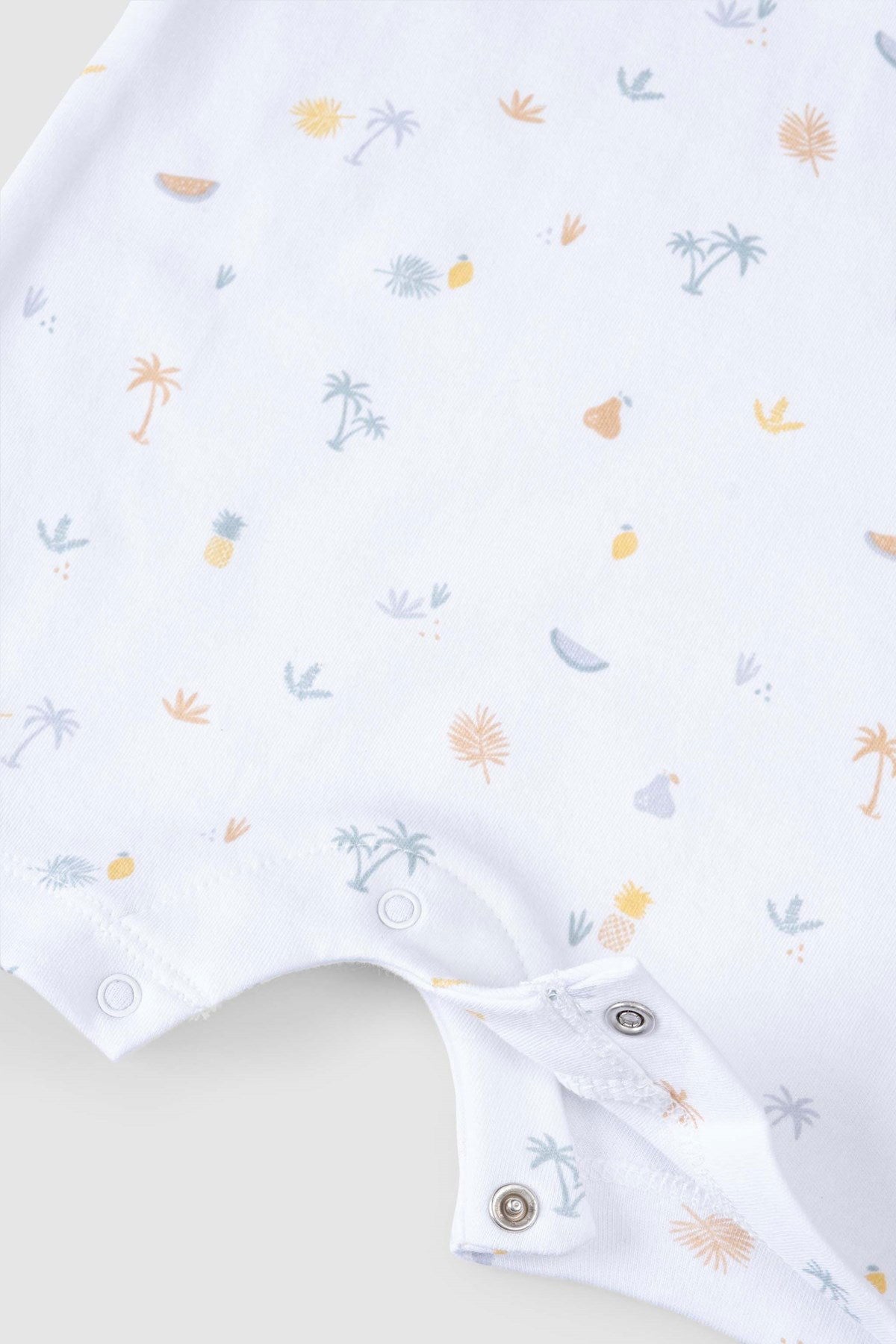 baby romper short sleeve organic cotton full body

