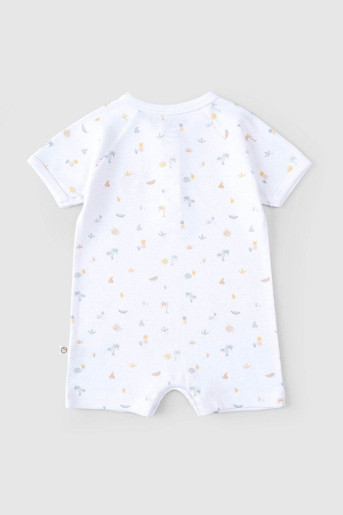 baby romper breathable fabric texture organic cotton
