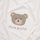 Organic Cotton Double Layer Bunny Baby Blanket - Ecru