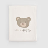 Organic Cotton Double Layer Bunny Baby Blanket - Ecru