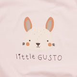 Organic Cotton Double Layer Bunny Baby Blanket - Pink