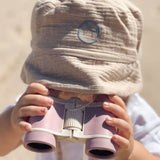 Organic Cotton Muslin Baby Bucket Hat - Beige