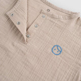 Organic Cotton Muslin Baby T-Shirt - Beige