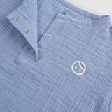 Organic Cotton Muslin Baby T-Shirt - Blue