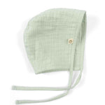 sage newborn baby hat organic cotton
