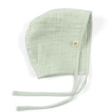 sage newborn baby hat organic cotton
