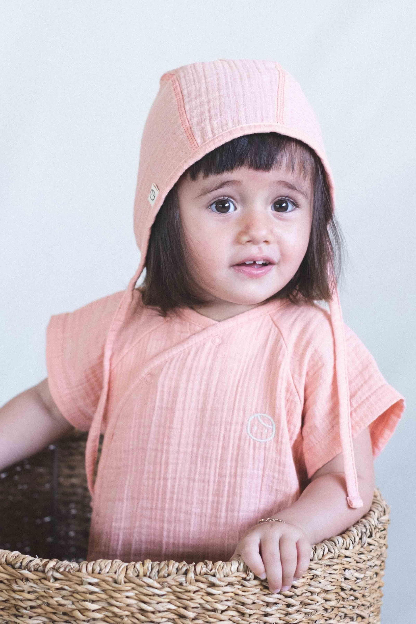 muslin baby hat lightweight
