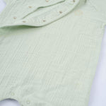 baby onesie organic cotton green
