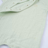 baby onesie organic cotton green
