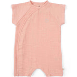 short sleeve baby romper pink
