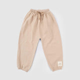 beige baby muslin pants full view