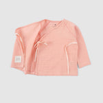 organic baby outfit pink breathable fabric
