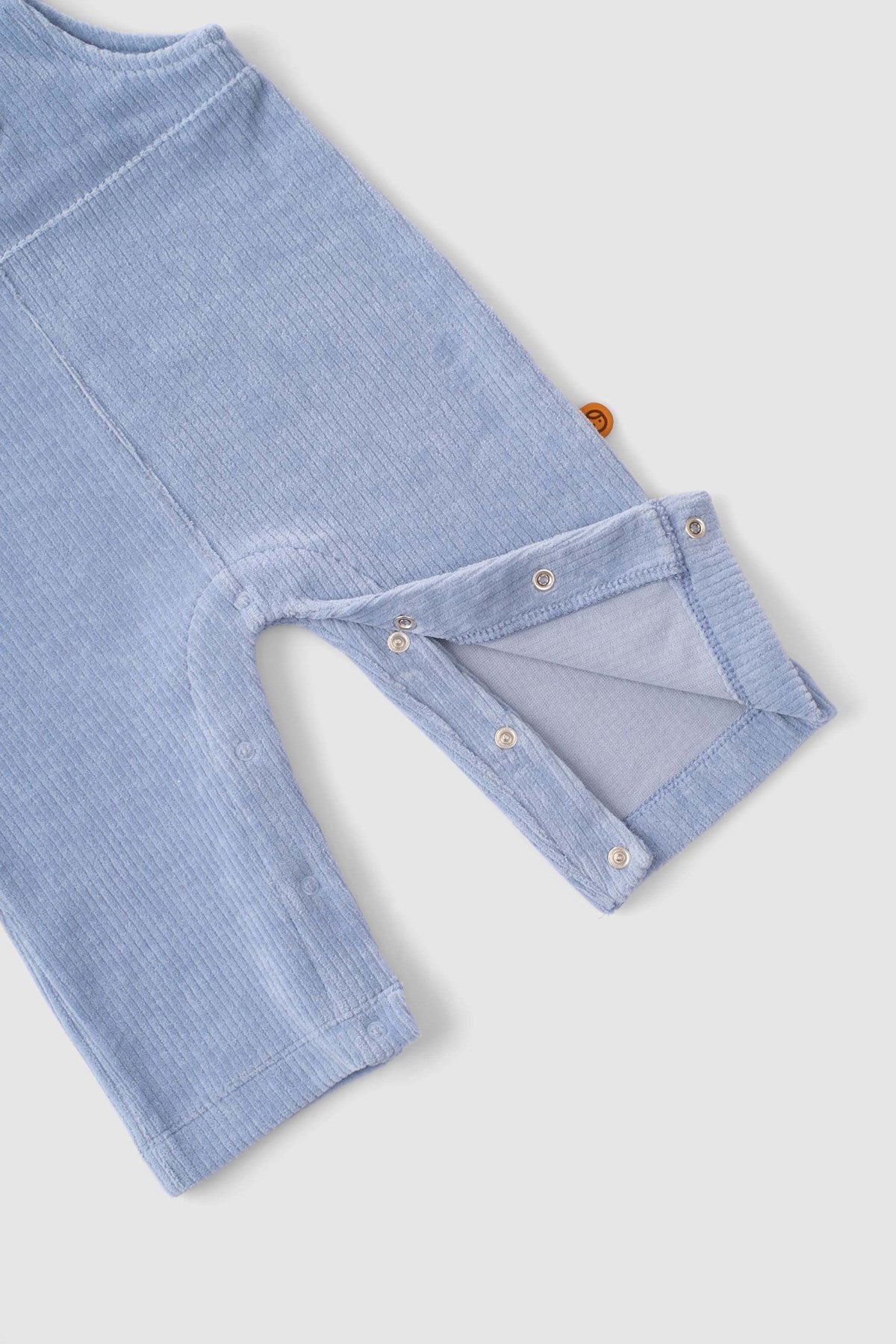 baby dungarees metal clip adjustable strap detail