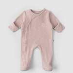 OrganicVelourBabySleepsuit