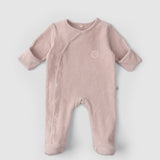 OrganicVelourBabySleepsuit