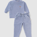 organic baby tracksuit blue
