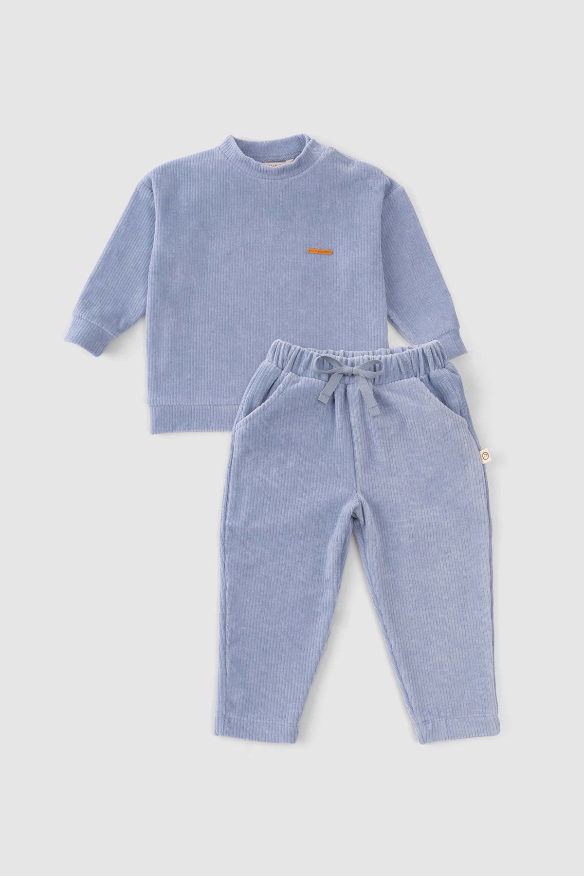 organic baby tracksuit blue
