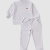 organic baby tracksuit grey
