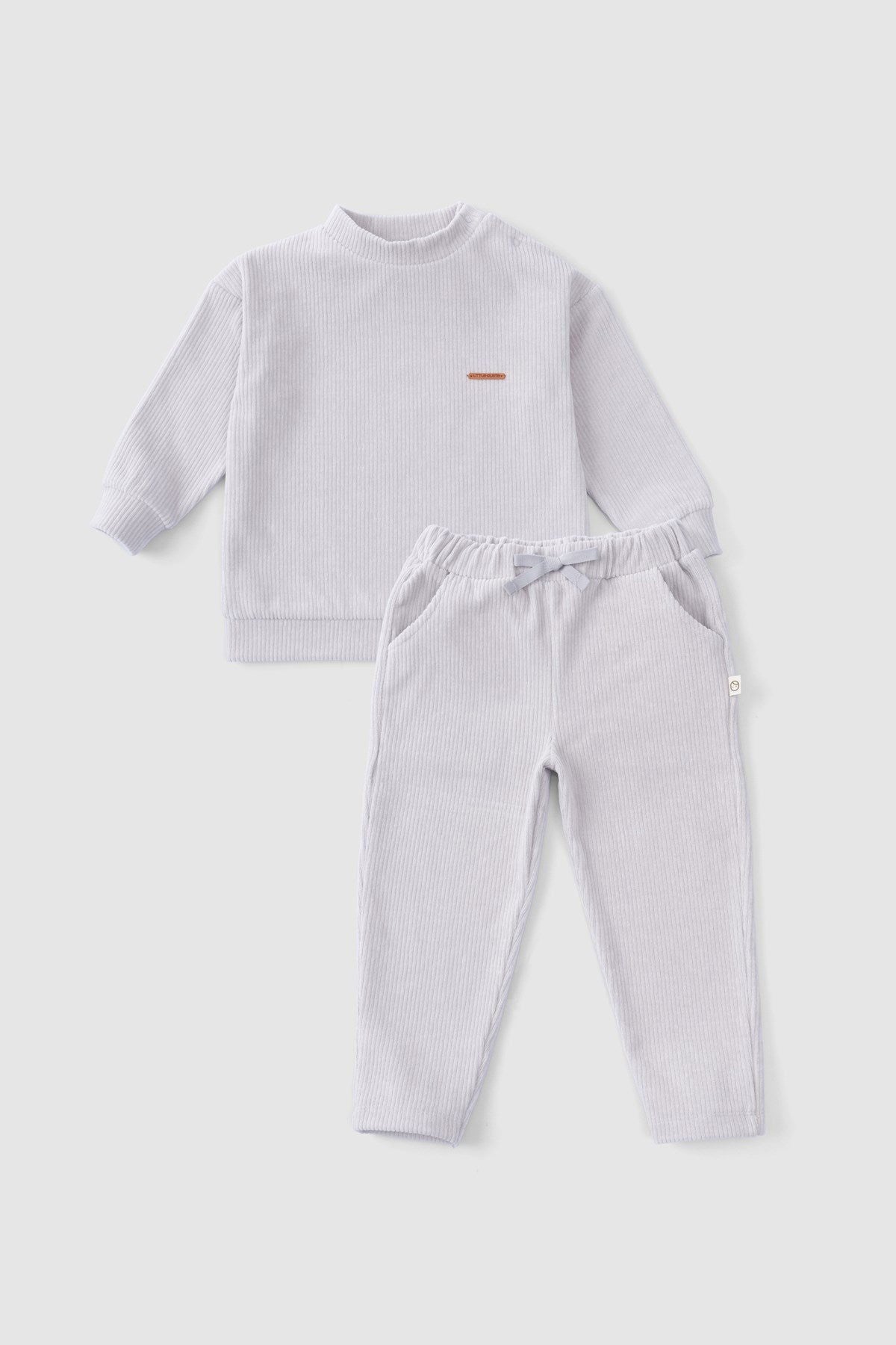 organic baby tracksuit grey
