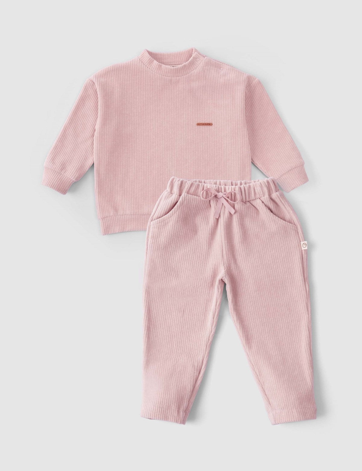 organic baby tracksuit pink
