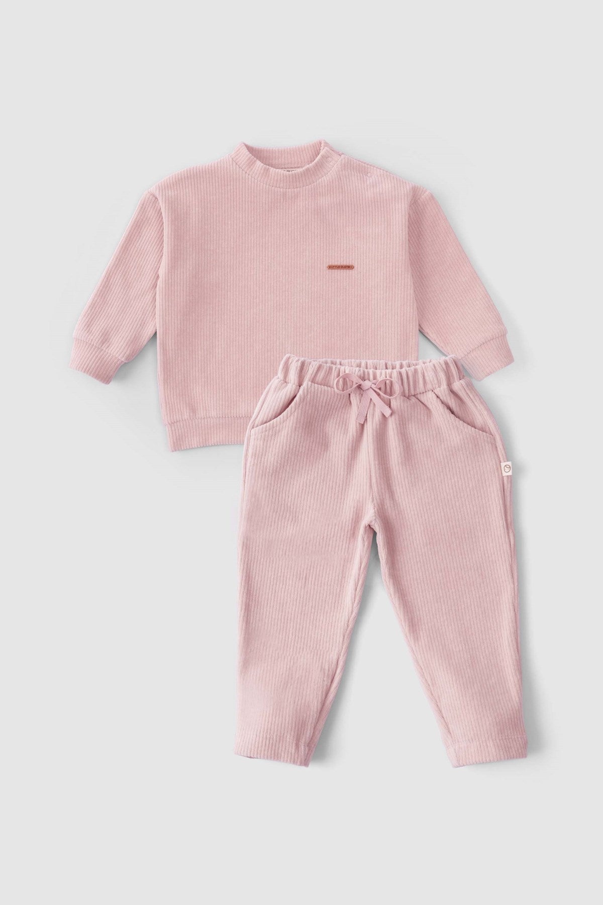 organic baby tracksuit pink
