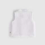 Reversible Quilted Baby Gilet - Pink