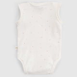 Twig Organic Cotton 2 Pack Baby Bodysuits - Ecru