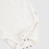 Twig Organic Cotton 2 Pack Baby Bodysuits - Ecru
