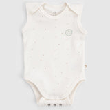 Twig Organic Cotton 2 Pack Baby Bodysuits - Ecru