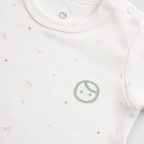 Twig Organic Cotton 2 Pack Long Sleeve Baby Bodysuits - Ecru