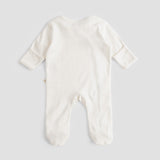 Twig Organic Cotton Sleepsuit 2 Pack - Ecru