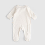 Twig Organic Cotton Sleepsuit 2 Pack - Ecru