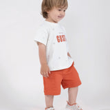Organic Cotton Baby Outfit Set – Orange
